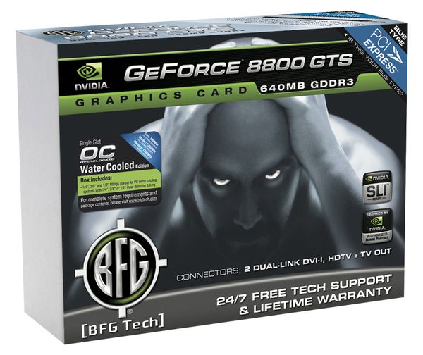  BFG GeForce 8800 GTS OC 640MB Water Cooled Edition