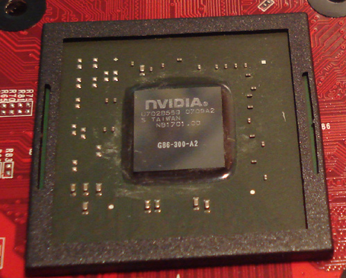  Gainward Bliss Golden Sample 8500 GT rdzeń G86