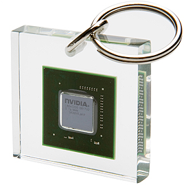 Zdjęcie: NVIDIA Chip Clear Lucite