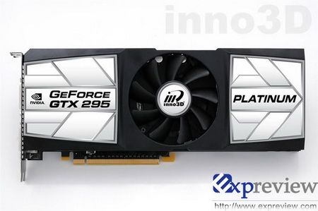 Zdjęcie: Karta graficzna Inno3D GeForce GTX 295 Platinum