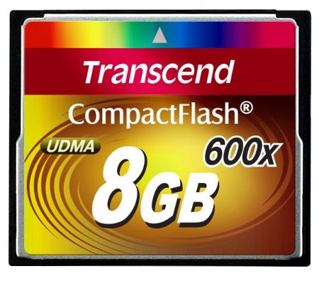 Zdjęcie: Karta pamięci Transcend CompactFlash Extreme Plus 600x 8 GB