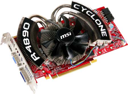 Zdjęcie: Karta graficzna MSI Radeon HD 4890 Cyclone OC