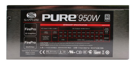 Zdjęcie: Zasilacz Sapphire PURE PSU 950W