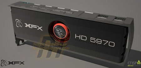 Zdjęcie: XFX Radeon HD 5970 4 GB Eyefinity 6 Black Edition