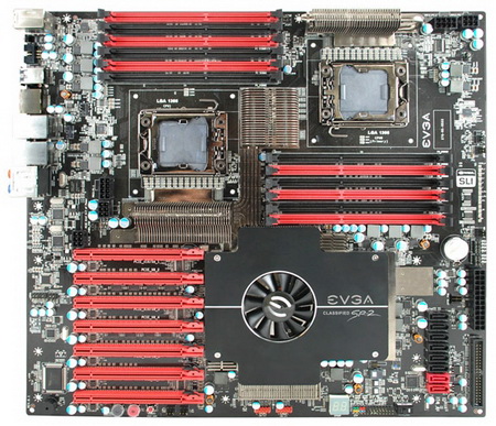 Zdjęcie: Dwuprocesorowa płyta główna EVGA Classified SR-2