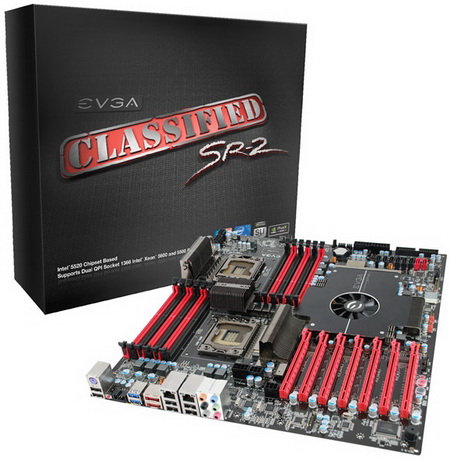 Zdjęcie: Dwuprocesorowa płyta główna EVGA Classified SR-2