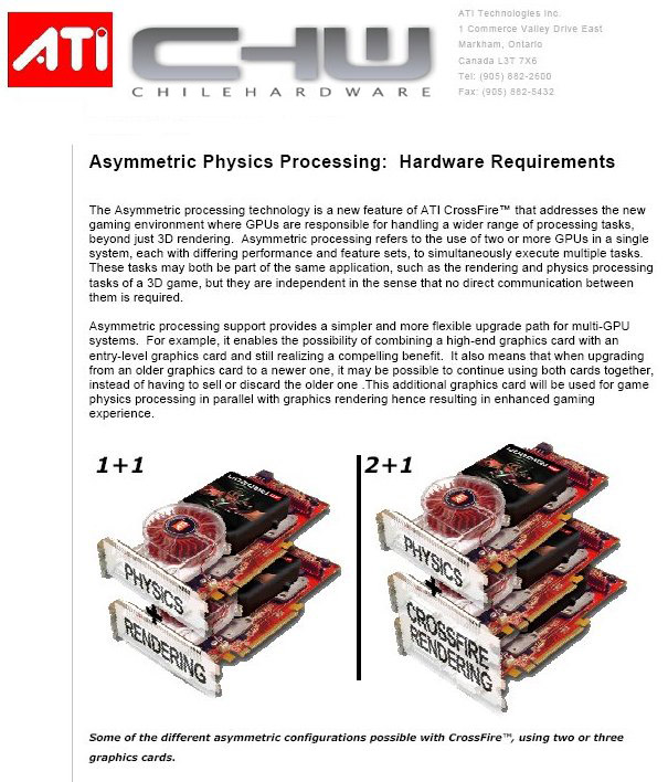 Asymmetric Physics Processing