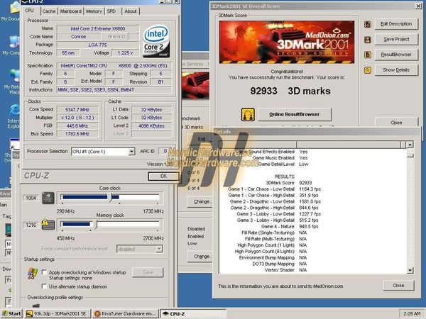 rekord 3DMark2001 SE