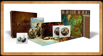 Wizualizacja edycji specjalnej gry Patrician IV