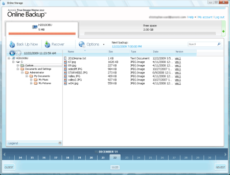 acronis online backup