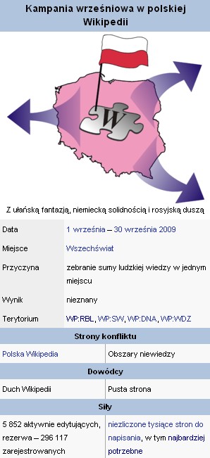Wikipedia zachęca do pisania o II wojnie światowej