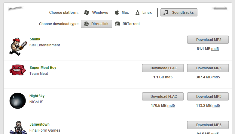 Soundtrack Humble Bundle 4