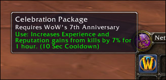 WoW Celebration Package