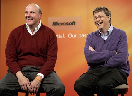 Steve Ballmer i Bill Gates